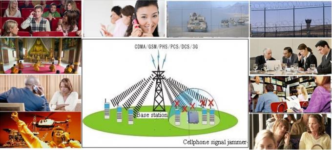 Buy wifi jammer - High Power Black Drone Frequency Blocker For Government , Low Battery Alarm