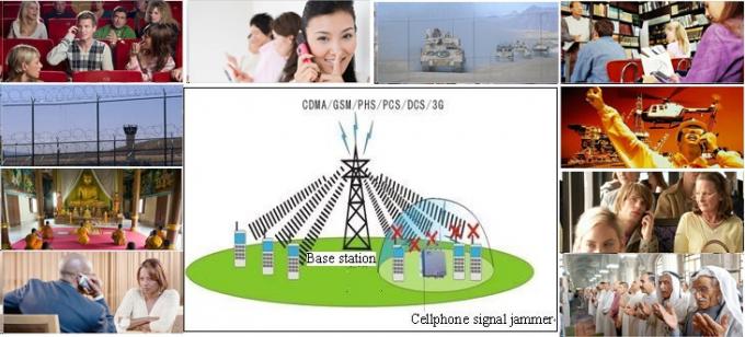 Wifi blocker Narara - 3G 4G LTE Cell Phone Jammer Wireless Signal Blocker With 10 Antenna RF Output