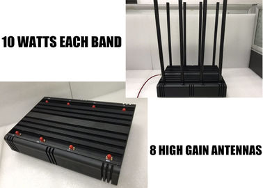 Cell jam - 8 In 1 Drone Frequency Jammer 1000 - 5000 Meters 1020mm * 50mm * 320mm