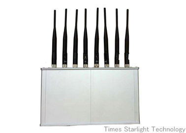 Small Cellular 8 Band WiFi UHF VHF GPS Signal Blocker Cell Phone Jammer